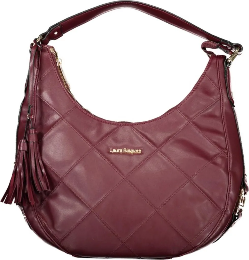 Petit sac cabas Laura Biagiotti bordeaux chic pour femme active