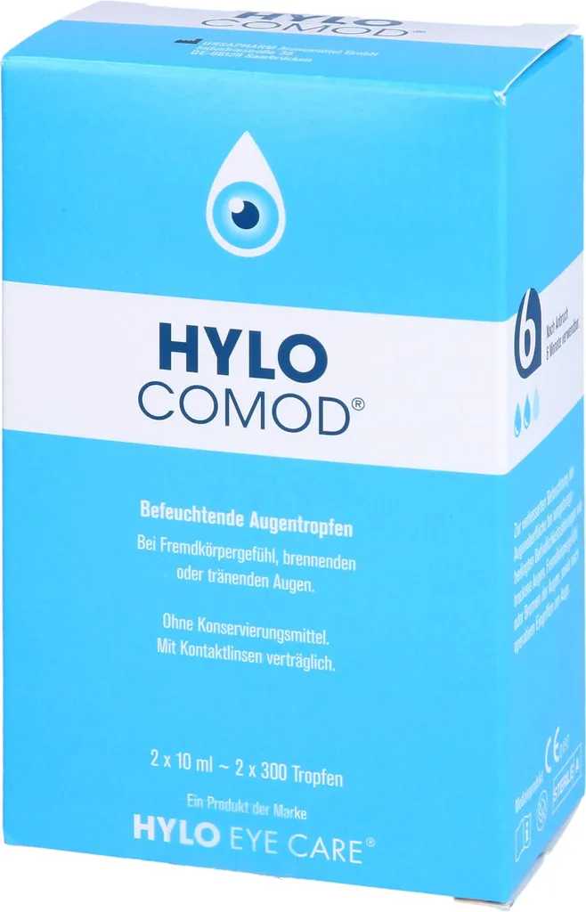 HYLO COMOD Gouttes pour Fatigue Oculaire et Écrans - Format Pro de 20 ml - 2