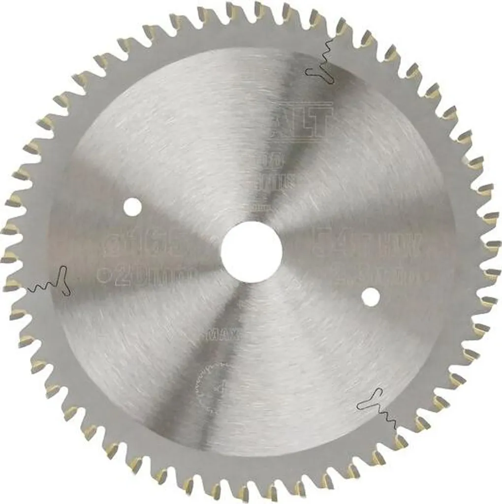 Lame Scie Circulaire 165x20 mm 54 Dents DeWalt DT1088 Extrême Workshop