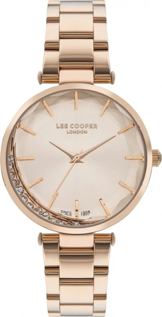 Montre femme Lee Cooper LC07603.410 or rose pour un style chic garanti
