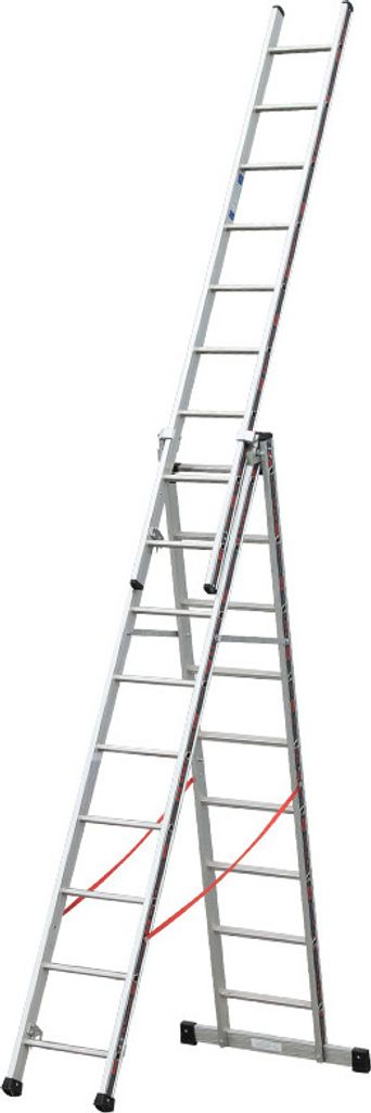 Euro-Profi Mehrzweckleiter 3-tlg. Mod. S307 - Produktbild 