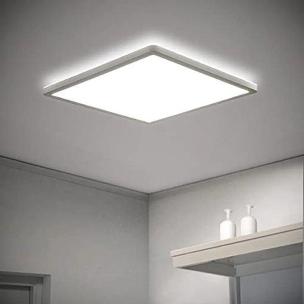 Plafonnier blanc anti-buée pour salle de bain lampe étanche durable