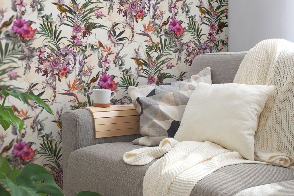 A.S. Creation Dream Flowery | 381786 | Vliestapete Blumenoptik | 0.53 m x 10.05 m | Grün