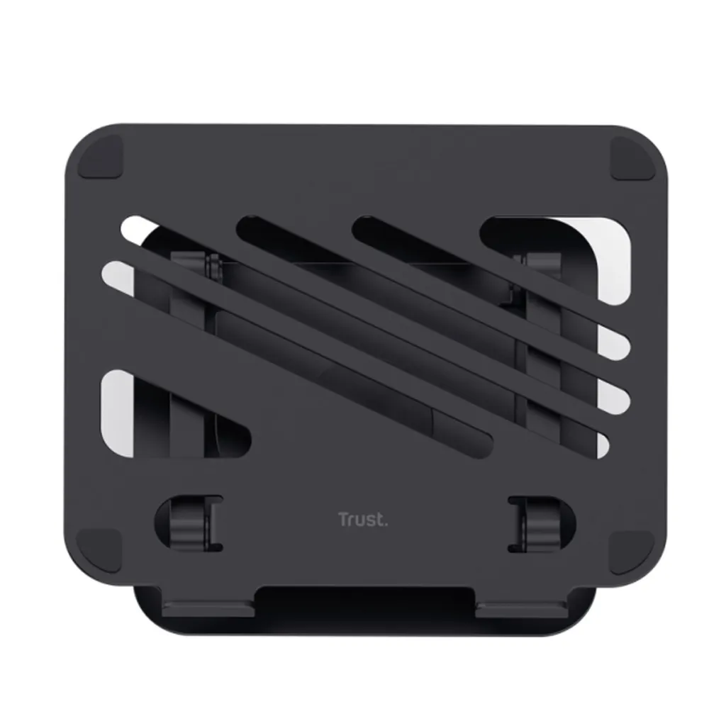 Support Ordinateur Portable Trust Zeff Noir pour PC 16 Pouces Stable - 14