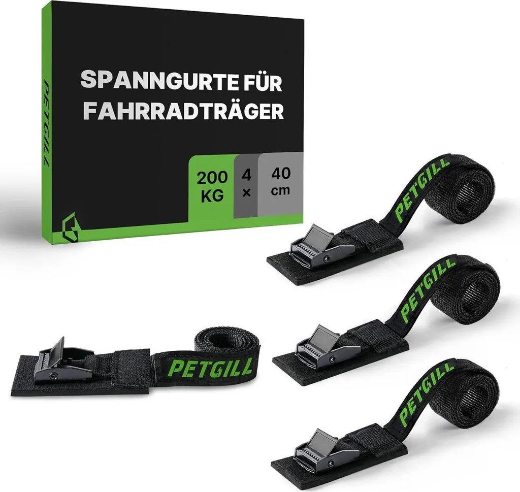 Attaches pour porte-vélos 40cm avec rembourrage anti-rayure 200kg