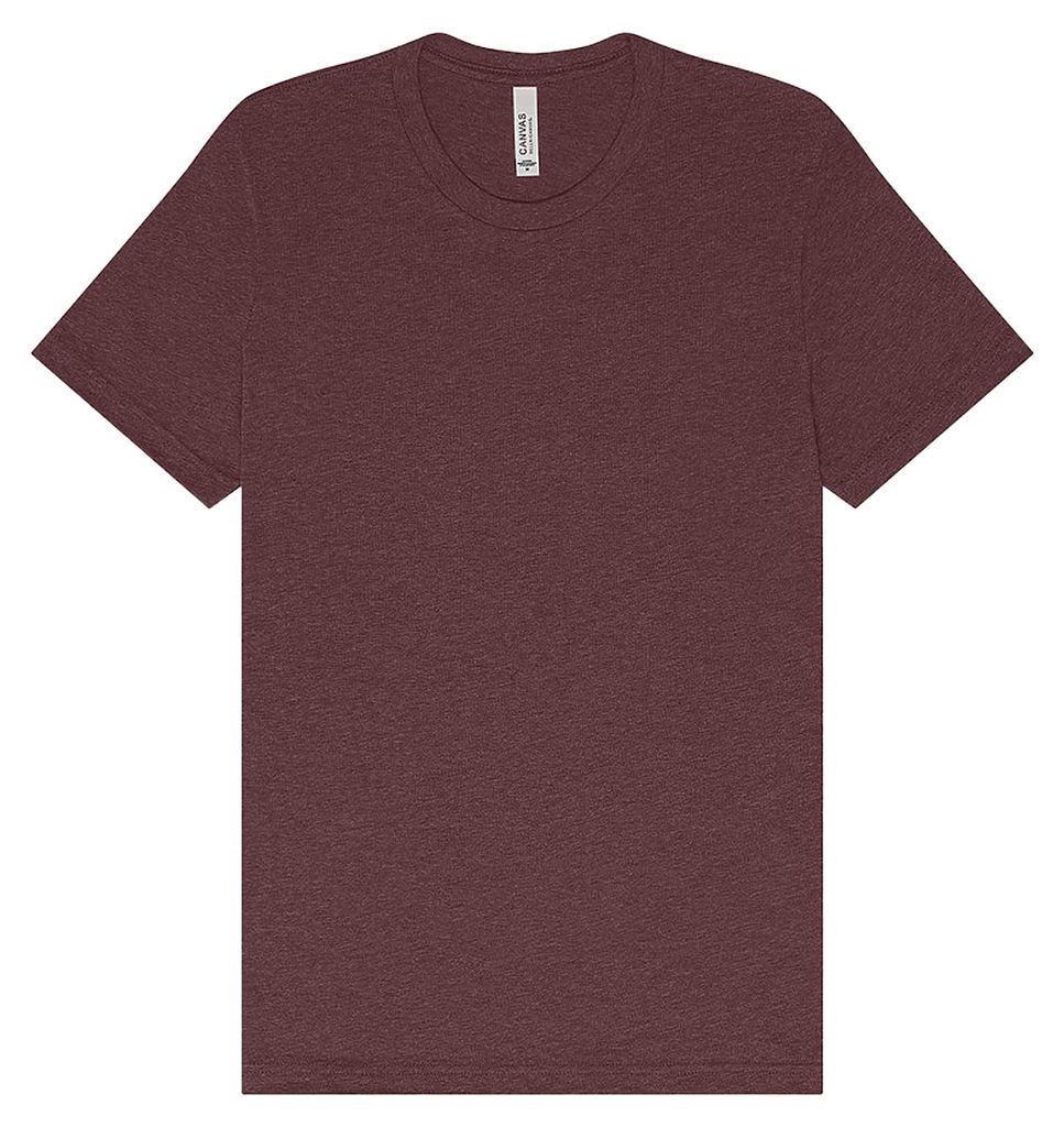 Bella + Canvas - T-Shirt für Herren/Damen Uni FK2848 (XS) (Weinrot)