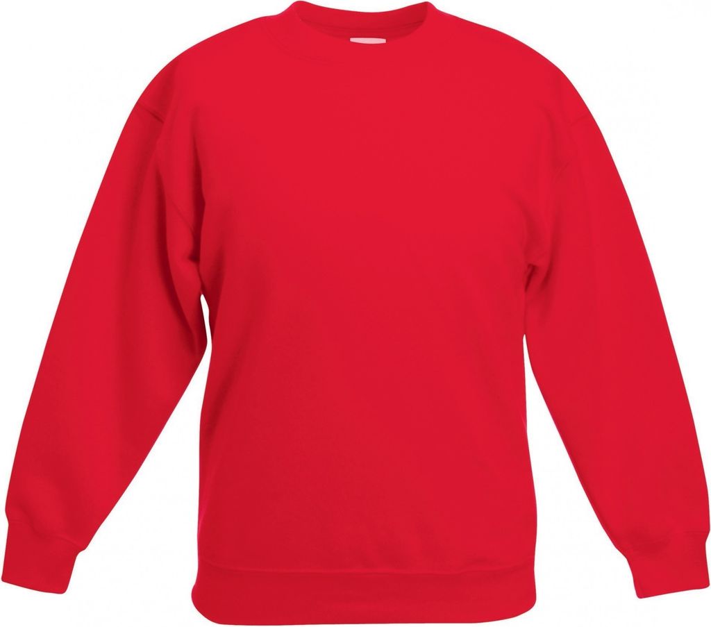 Fruit Of The Loom Kinder Pullover Premium 70/30 RW3304 (14/15 Jahre) (Rot)
