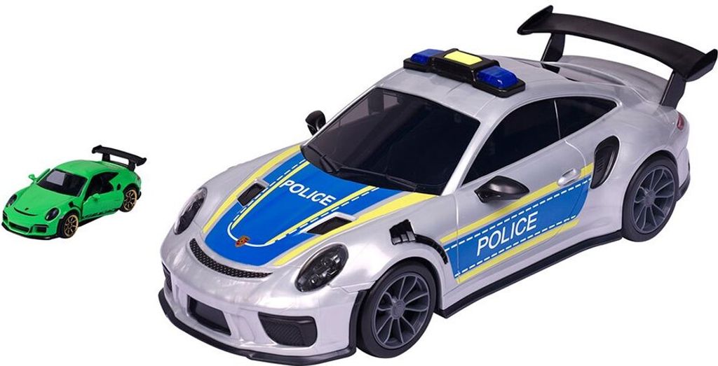 Majorette Porsche Police Custodia da trasporto blu Immagine del prodotto 