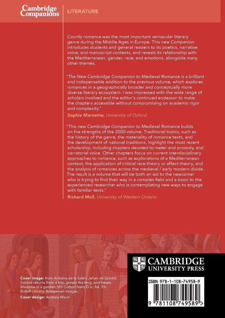 The New Cambridge Companion to Medieval Romance