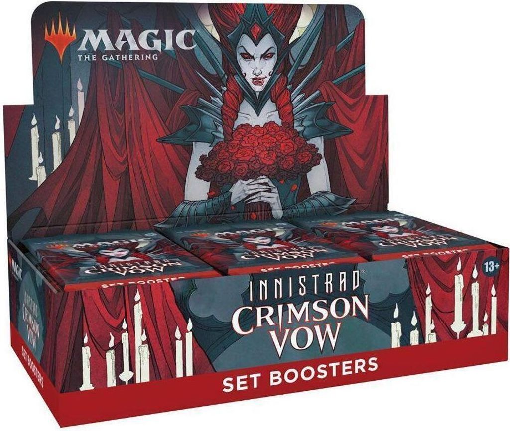 Wizards of the Coast Magic the Gathering Innistrad: Crimson Vow Set-Booster Display (30) englisch
