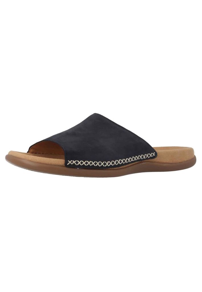 Gabor 03.705 Damenschuhe - bequeme Pantoletten blau Produktbild 
