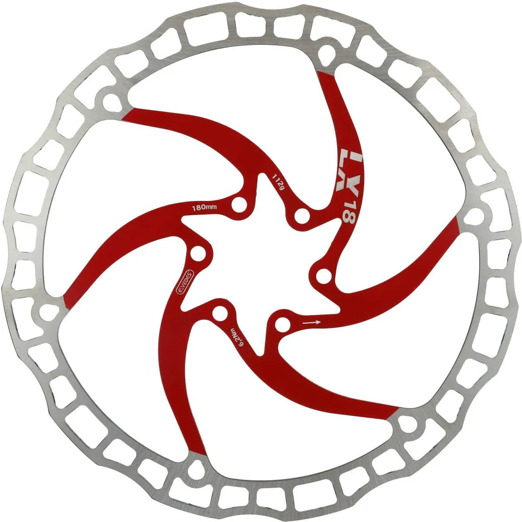 Disque de Frein Elende 180mm 112G 6 Trous Combat Red 2015199 vtt