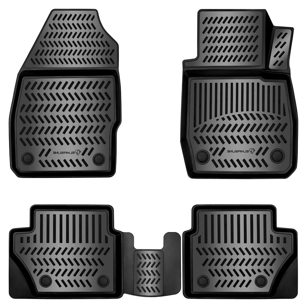 3D Gummimatten Set für Ford Fiesta 6 (2008-2017) | Fußmatten Set mit hohem Rand - Zubehör