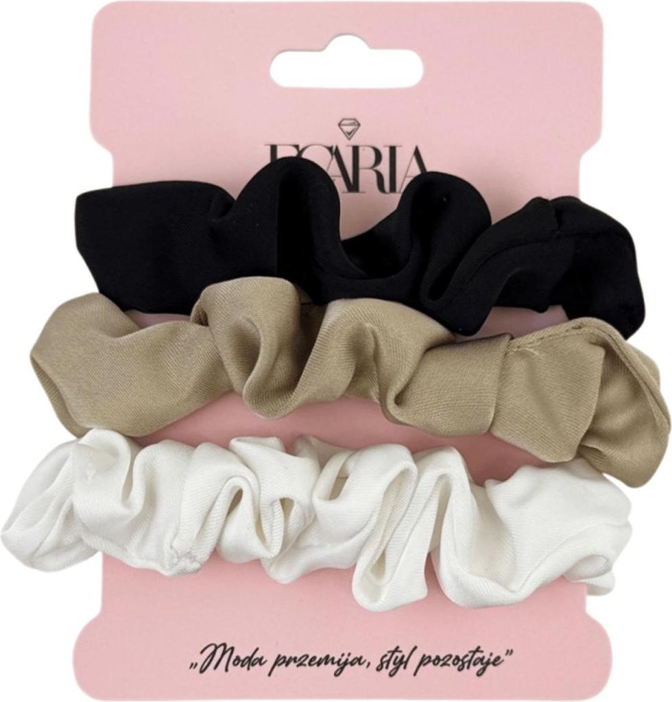 ECARLA – Set mit Haarbändern in Weiß, Beige und Schwarz, 3 Produktbild 