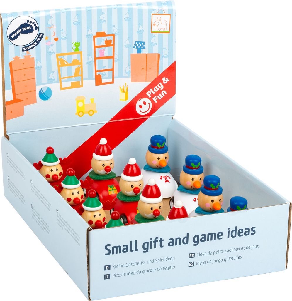 small foot - Display Rückziehautos Weihnachten