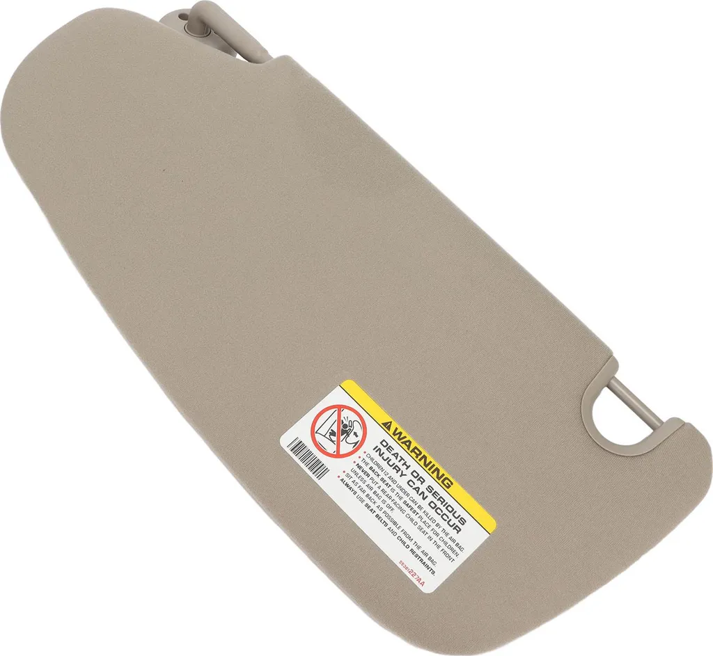 Pare-soleil Côté Passager Robuste 1CT18TL2AA pour DODGE RAM Gris
