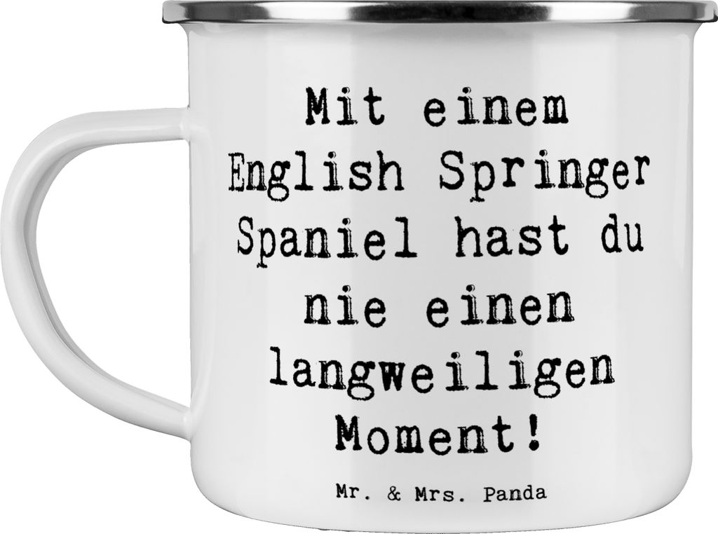 Mr. & Mrs. Panda Teetasse Spruch English Springer Spaniel Spaß - Weiß - Geschenk, Hunderassen Pflege, stürmische Abenteuer, Hunderasse, unermüd...