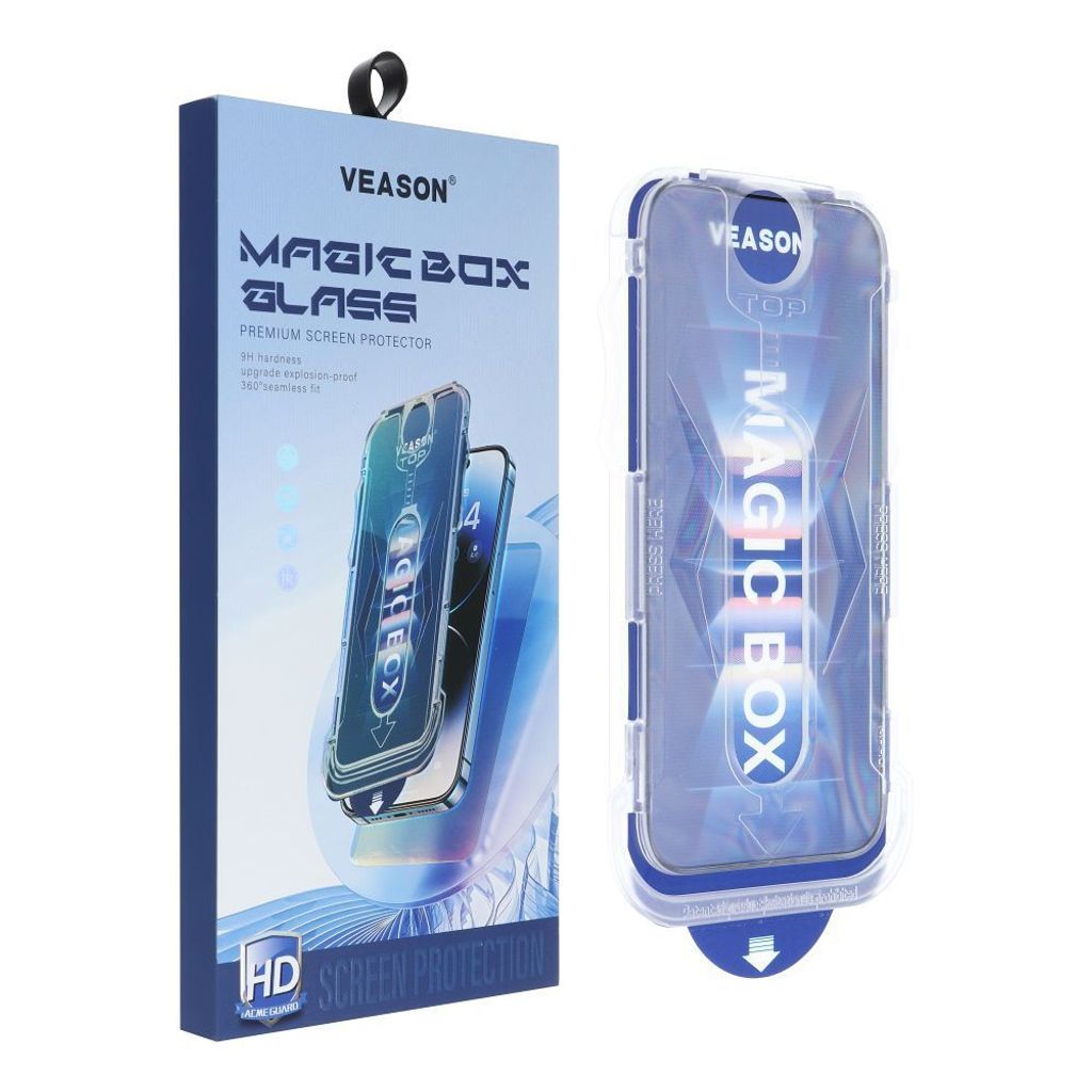 Schutzglas Displayschutzglas Set mit Installationsrahmen kompatibel mit iPhone XS Max