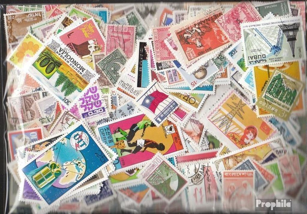 Briefmarken Asien 2.000 verschiedene Marken