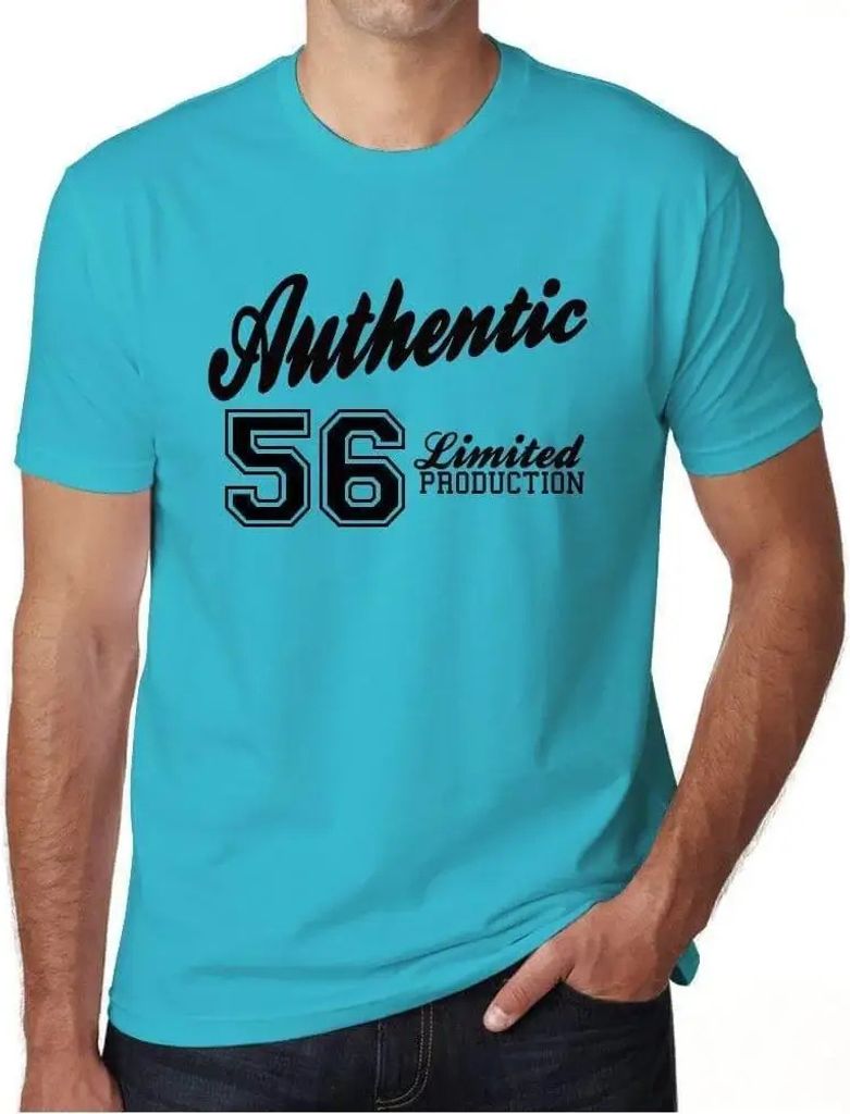 Herren Grafik T-Shirt Echte Kleinserie 56 – Authentic Limited Production 56 – Geschenk 56. Geburtstag Jahrestag 56 Jahre Jubiläum 56 Jährige ...