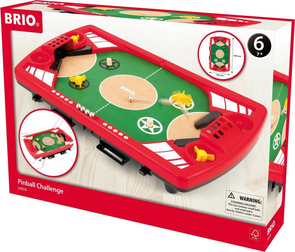 BRIO Spiele Tischfußball-Flipper, Flipperspiel, Tisch Immagine del prodotto 