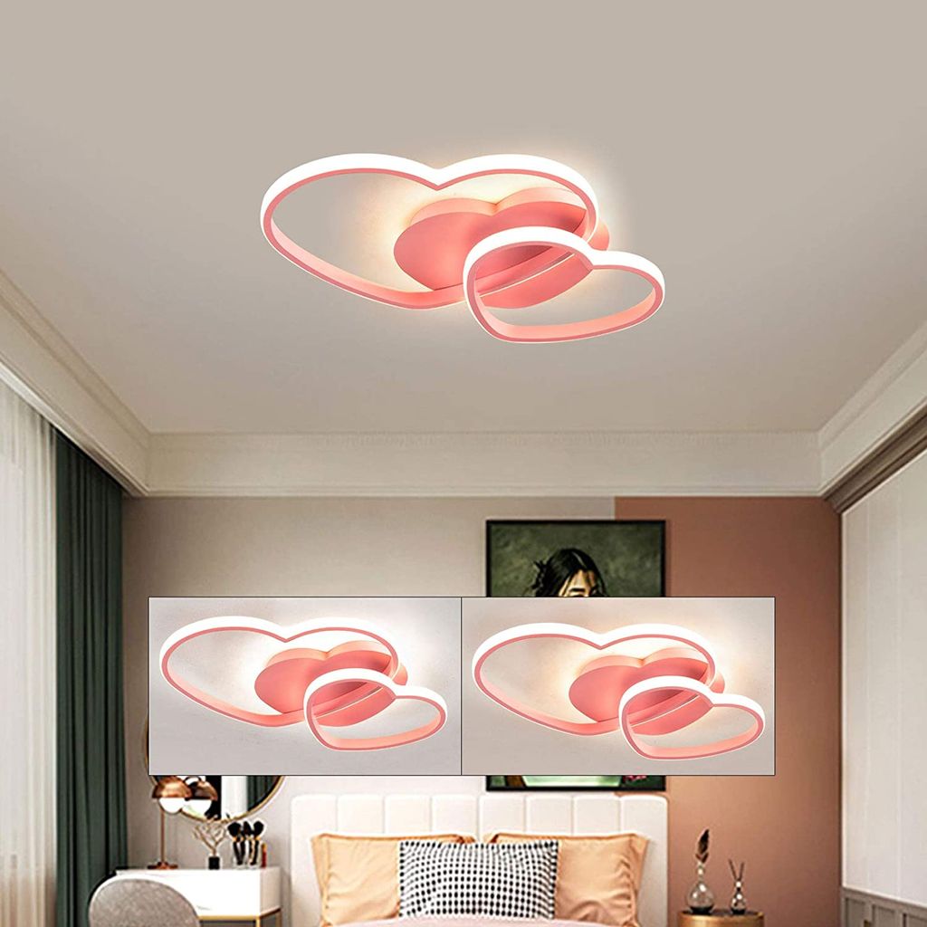 64W LED Dimmbar Deckenlampe Deckenleuchte Wohnzimmer Deckenstrahler Moderne 