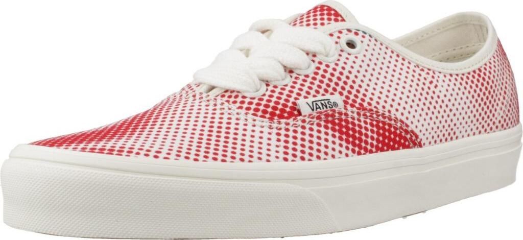 VANS AUTHENTIC Low-Top Schnürschuhe Freizeitschuhe für Damen und Herren in Rot