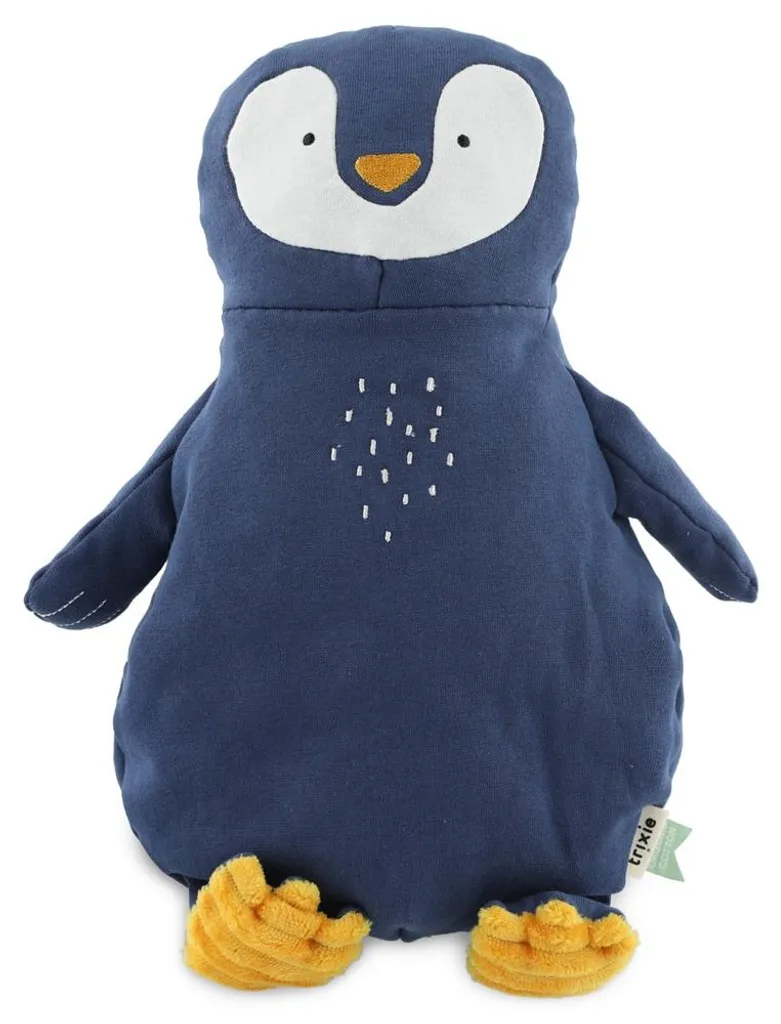 Peluche Mr. Penguin Trixie de Grande Taille - Coton Bio et Douceur XXL