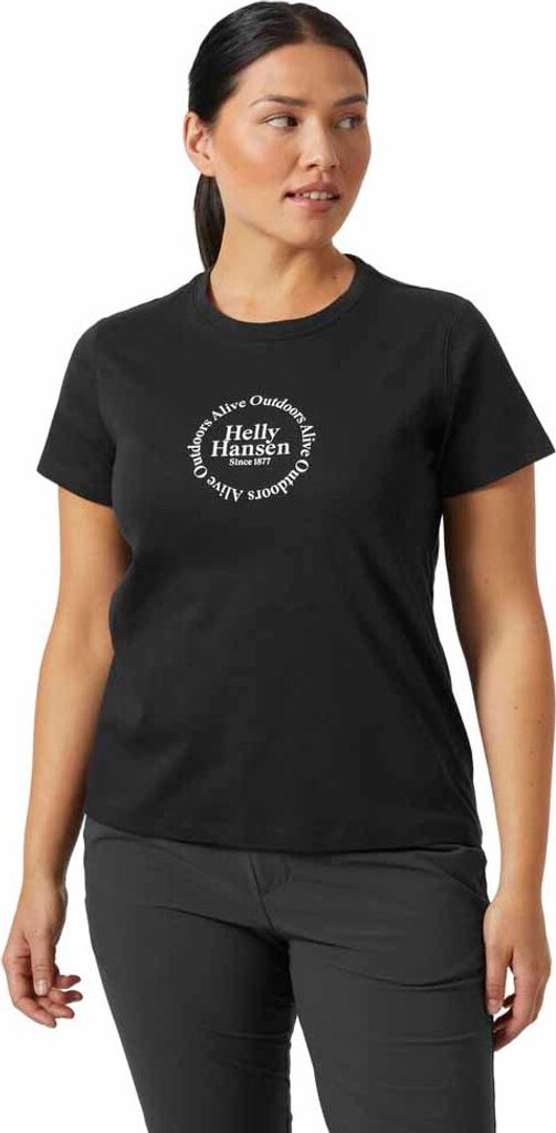 Helly Hansen Core Graphic 2.0 Kurzarm-t-shirt Schwarz L Frau Schwarz L