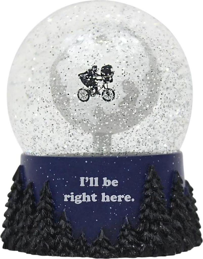 E.T - Schneekugel CD2054 (Einheitsgröße) (Schwarz/Blau/Transparent)
