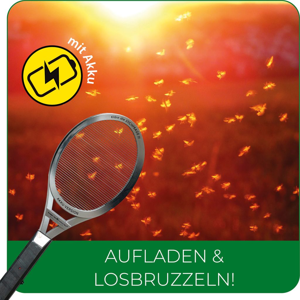 YOUBST Elektrische Fliegenklatsche 5000V, Extra Stark Fliegenklatsche Elektrisch, 2 In 1 USB Typ - Foto 3