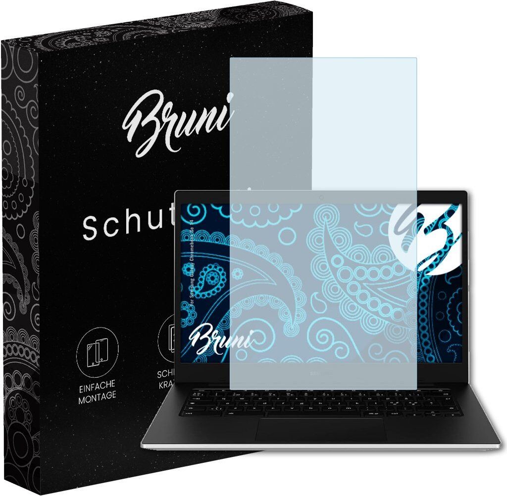 Bruni Basics-Clear 2x Schutzfolie kompatibel mit Samsung Galaxy Chromebook Go 14 Folie