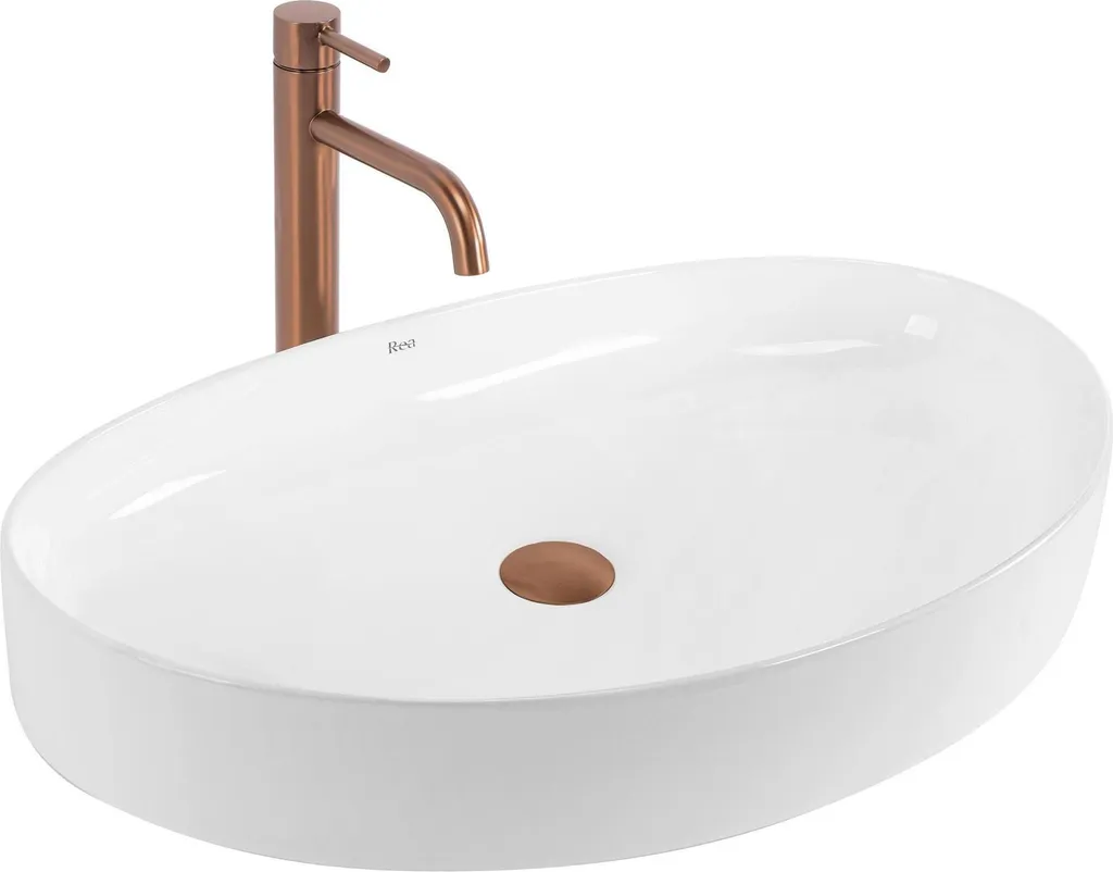 Offerta Lavabo Rea Joana 65 White | Eleganza e Luce nel tuo Bagno