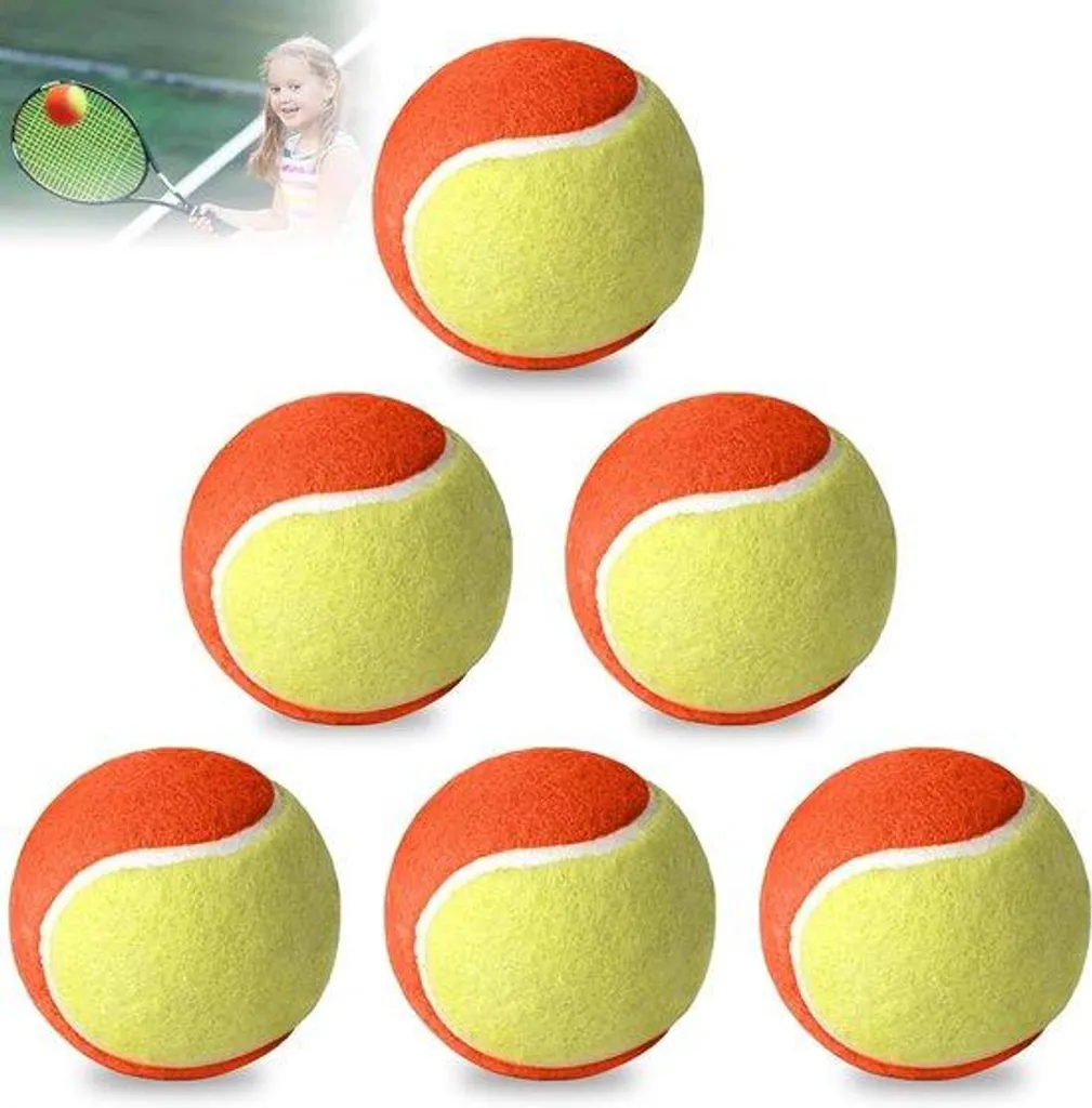 Ballon initiation tennis orange Stage 3 pour enfants et clubs sportifs