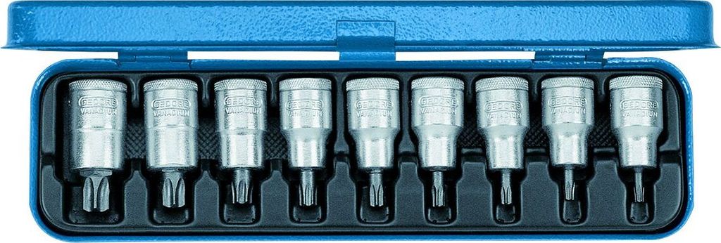 GEDORE ITX 19 PM Schraubendreher-Satz 1/2" 9-teilig TX T20-60, 6158970