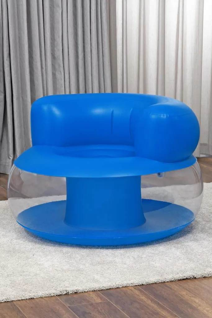 Fauteuil gonflable résistant avec dossier large et assise stable - 20