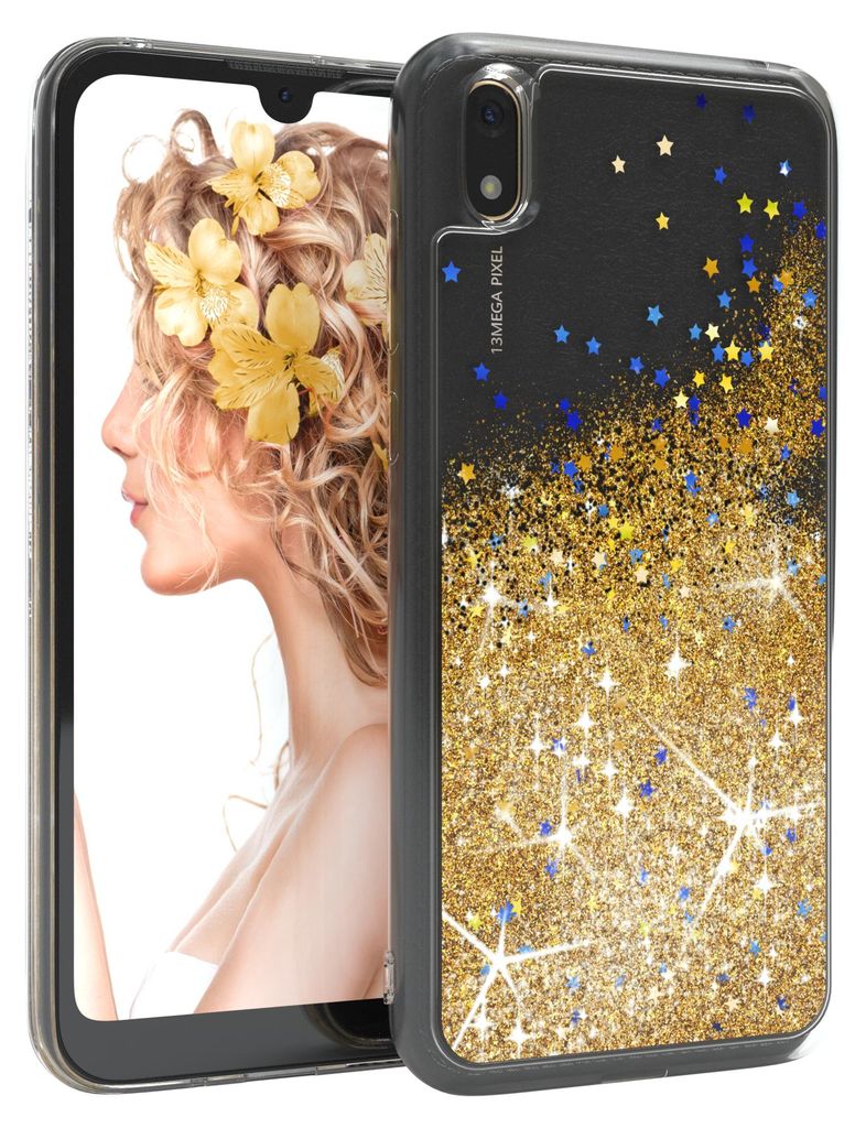 EAZY CASE - Hülle mit Band für Samsung Galaxy S21 FE 5G, Handyhülle mit Umhängeband, Silikonhülle transparent, Handykette in Orange