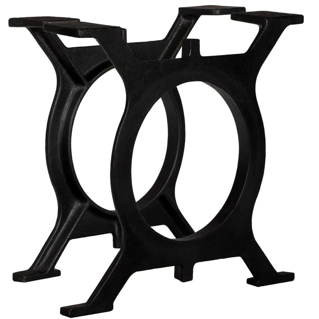 Gambe Tavolino in Ghisa 2 pz Telaio O-Frame - Prezzo Outlet Online