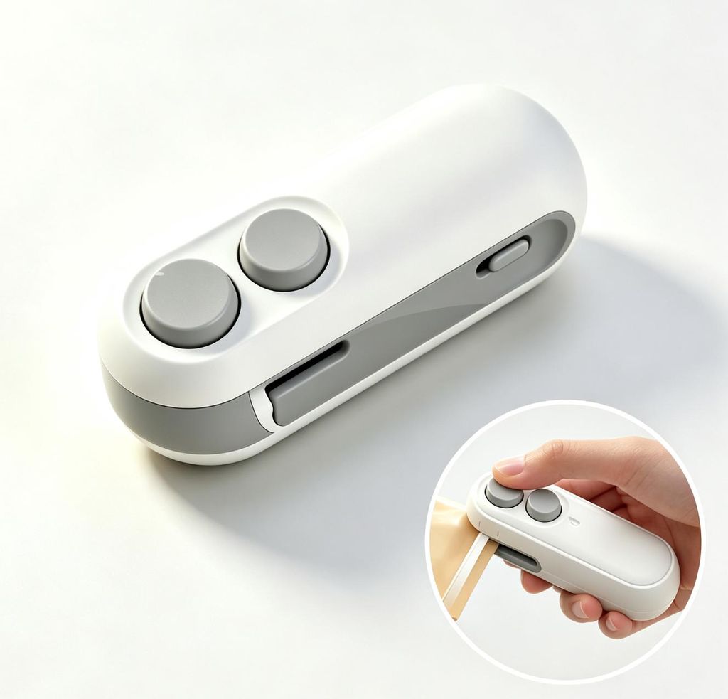 2er Set Mini Folienschweißgerät,Wiederaufladbar 2 in 1 Produktbild 