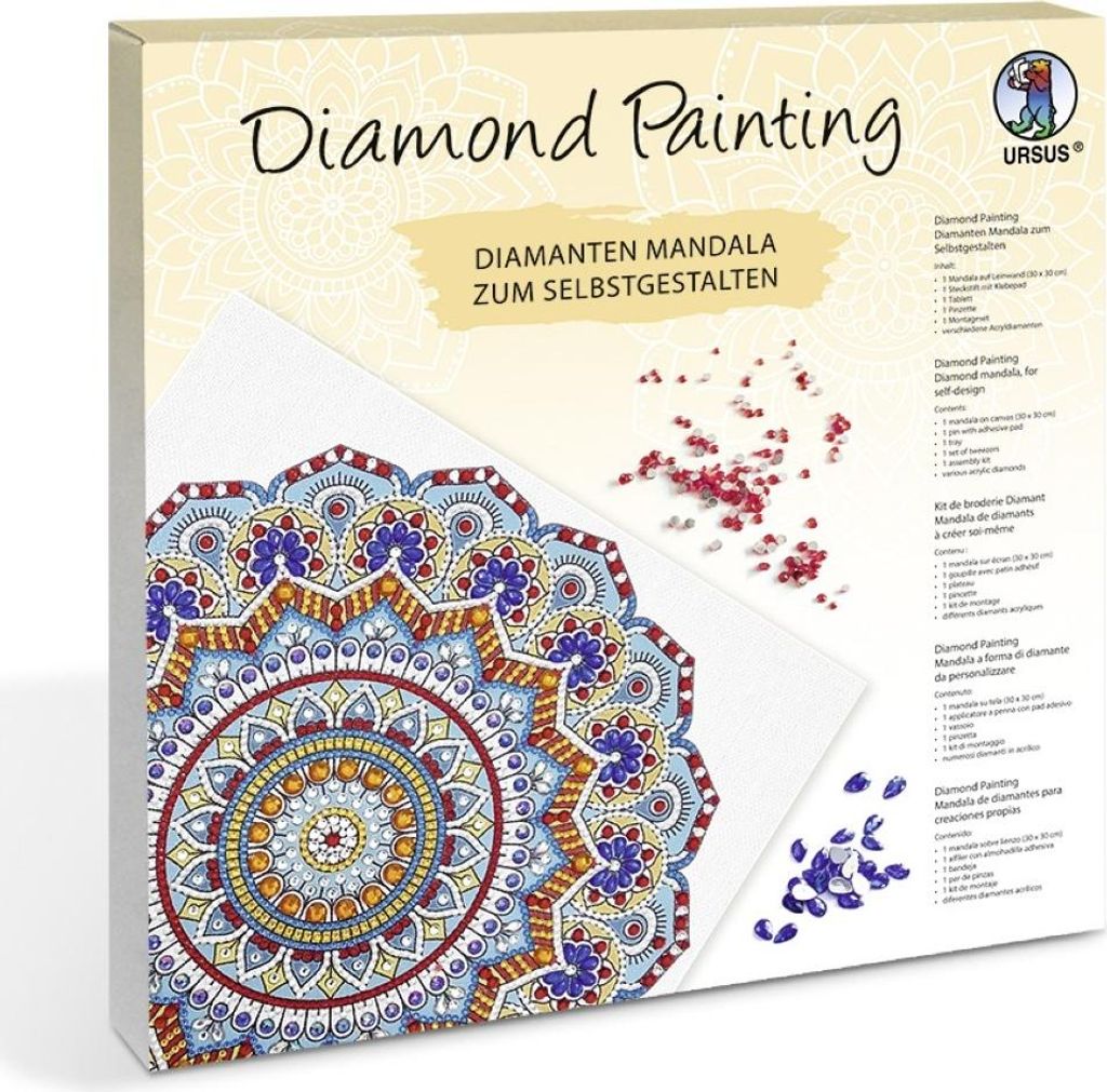 URSUS Diamond Painting Mandala Set 1