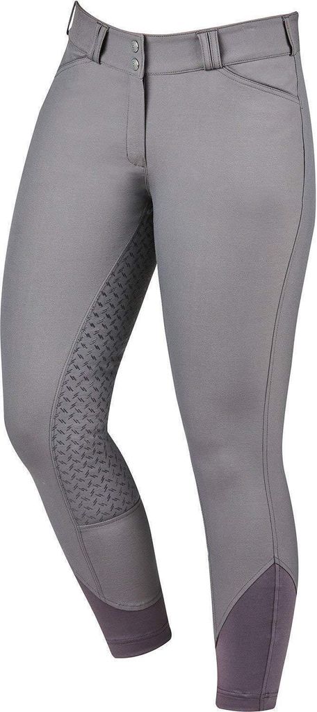 Dublin Damen Prime Gel Vollbesatz Reithose WB534 (40DE/32") (Anthrazit)