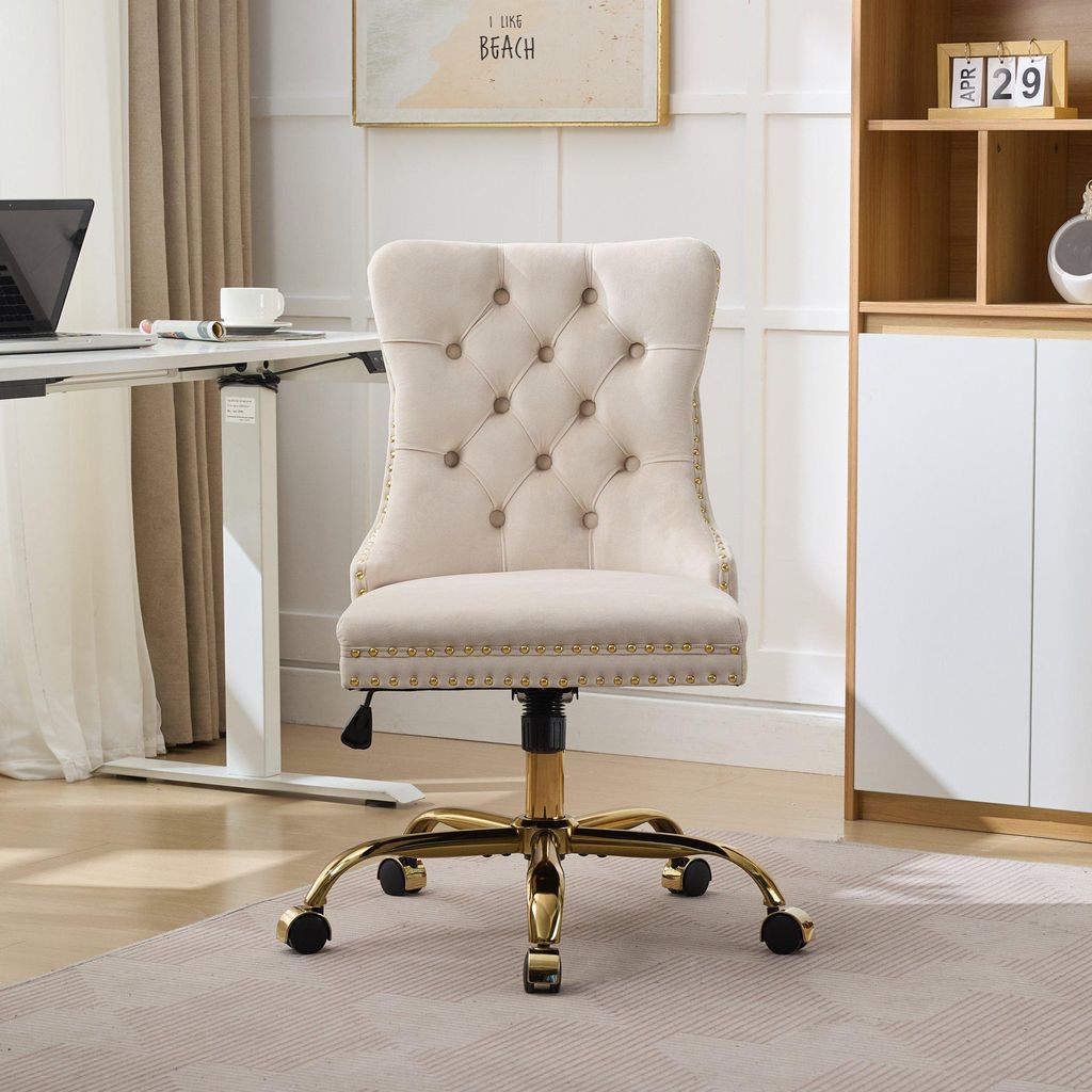Clinvia Home Office-Stuhl, drehbarer Bürostuhl mit Produktbild 