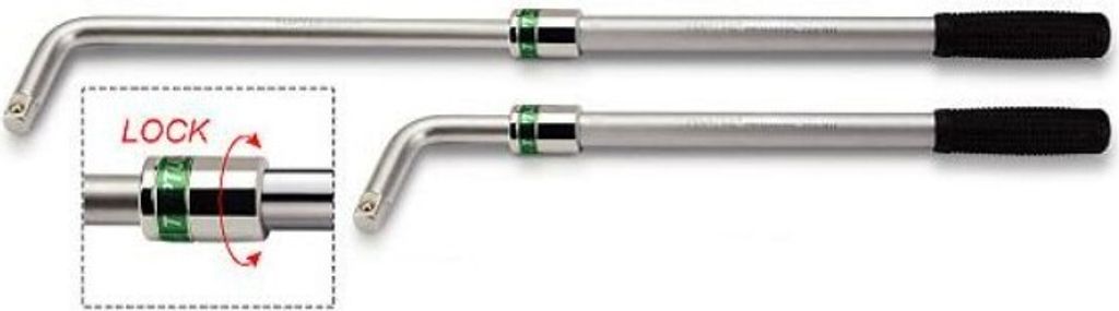 TOPTUL Vierkant-Steckgriff GBAE0202 Chrom-Vanadium-Stahl