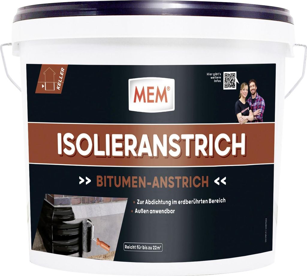 MEM Bitumen Isolieranstrich 10 l Produktbild 