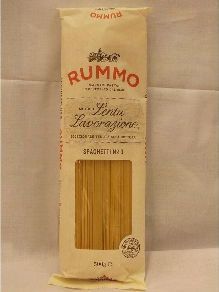Rummo Lenta Lavorazione Spaghetti No.3 500g Packung Produktbild 
