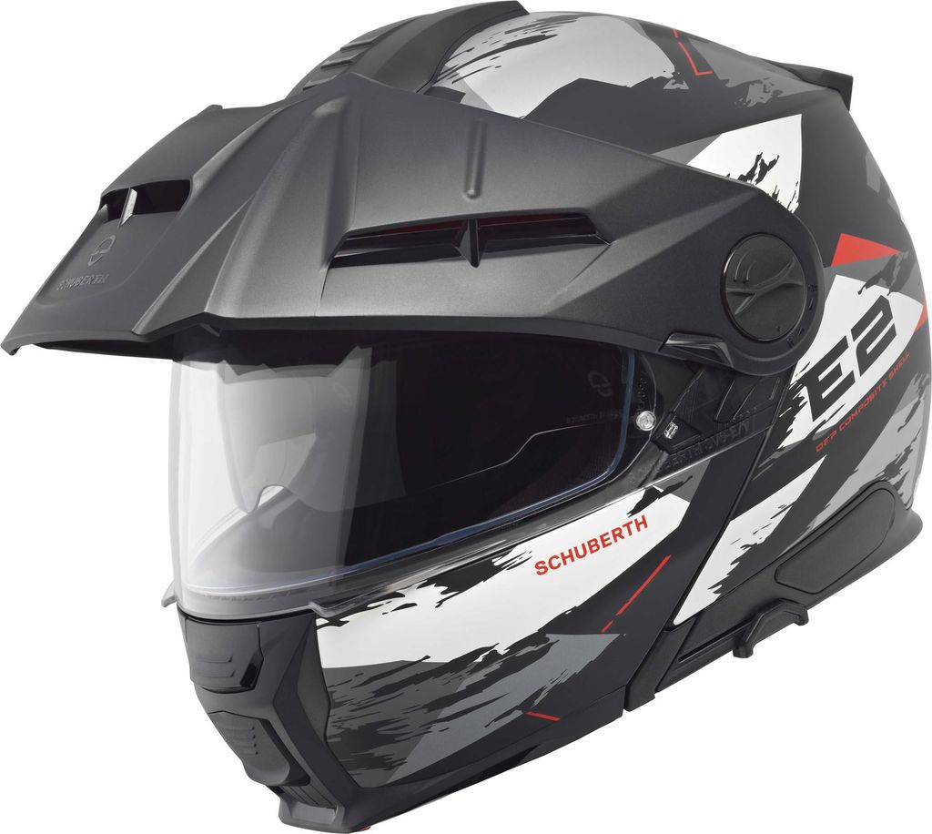 Schuberth E2 Trail Klapphelm, grau/weiß, L (59)