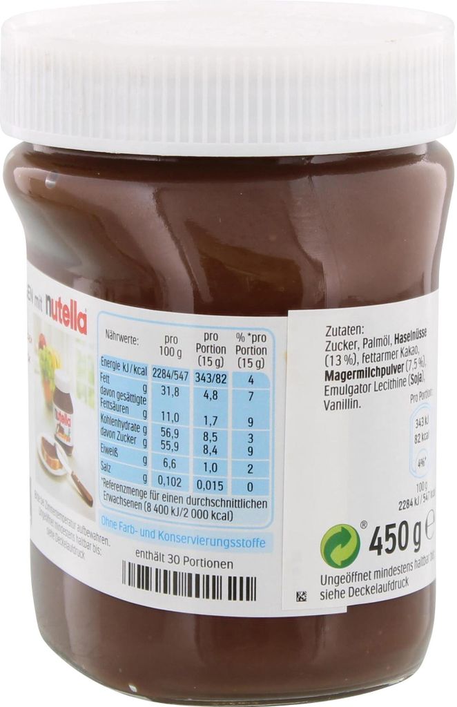 Nutella 450g Produktbild 8