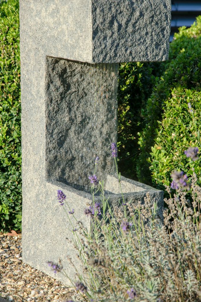 dobar Großer Design-Gartenbrunnen mit Pumpe und LEDŽs, Produktbild 5