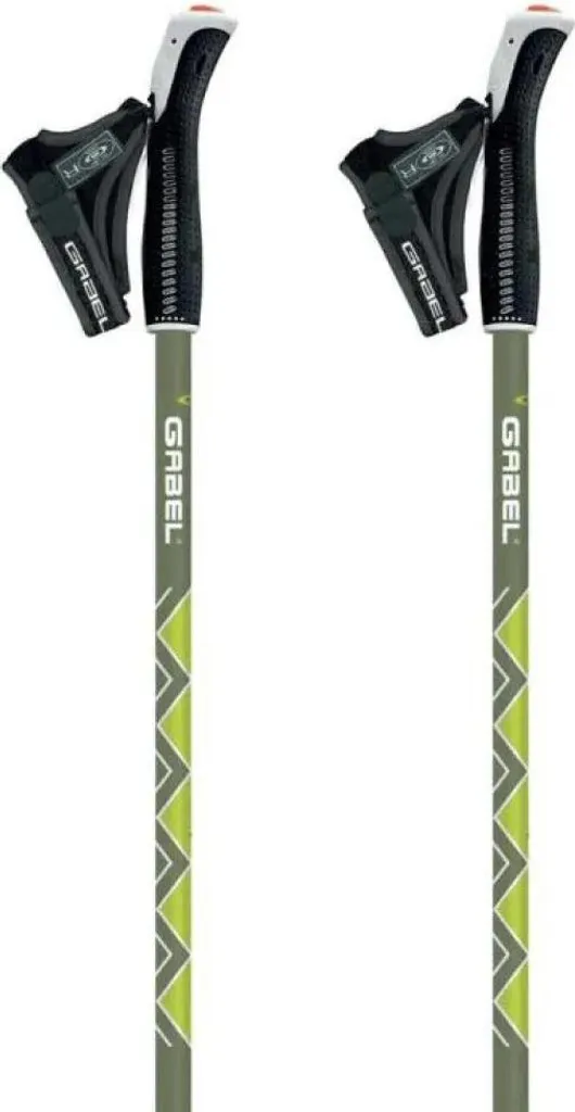 Bâtons de randonnée réglables 77-130 cm pour trekking et montagne vert