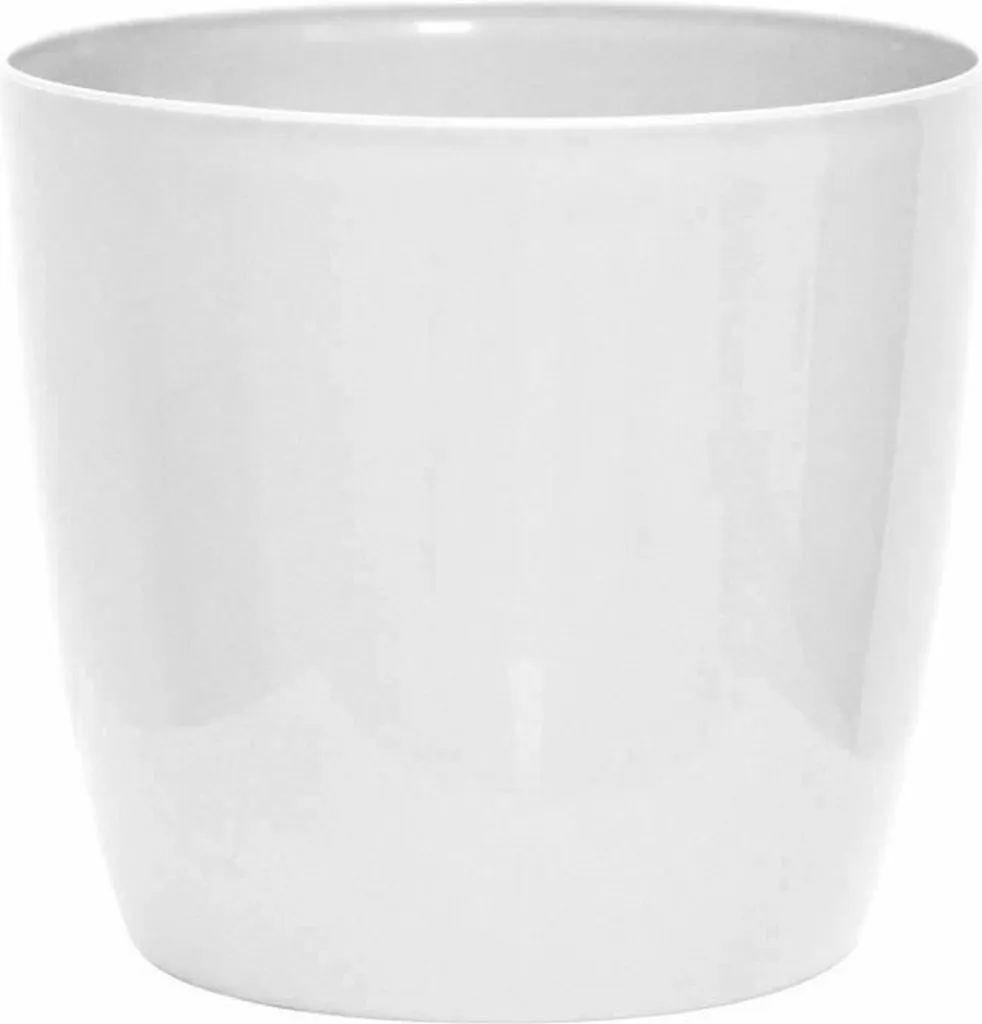 Pot avec Roues Garden ID Blanc 35 cm pour Balcon et Salon Design